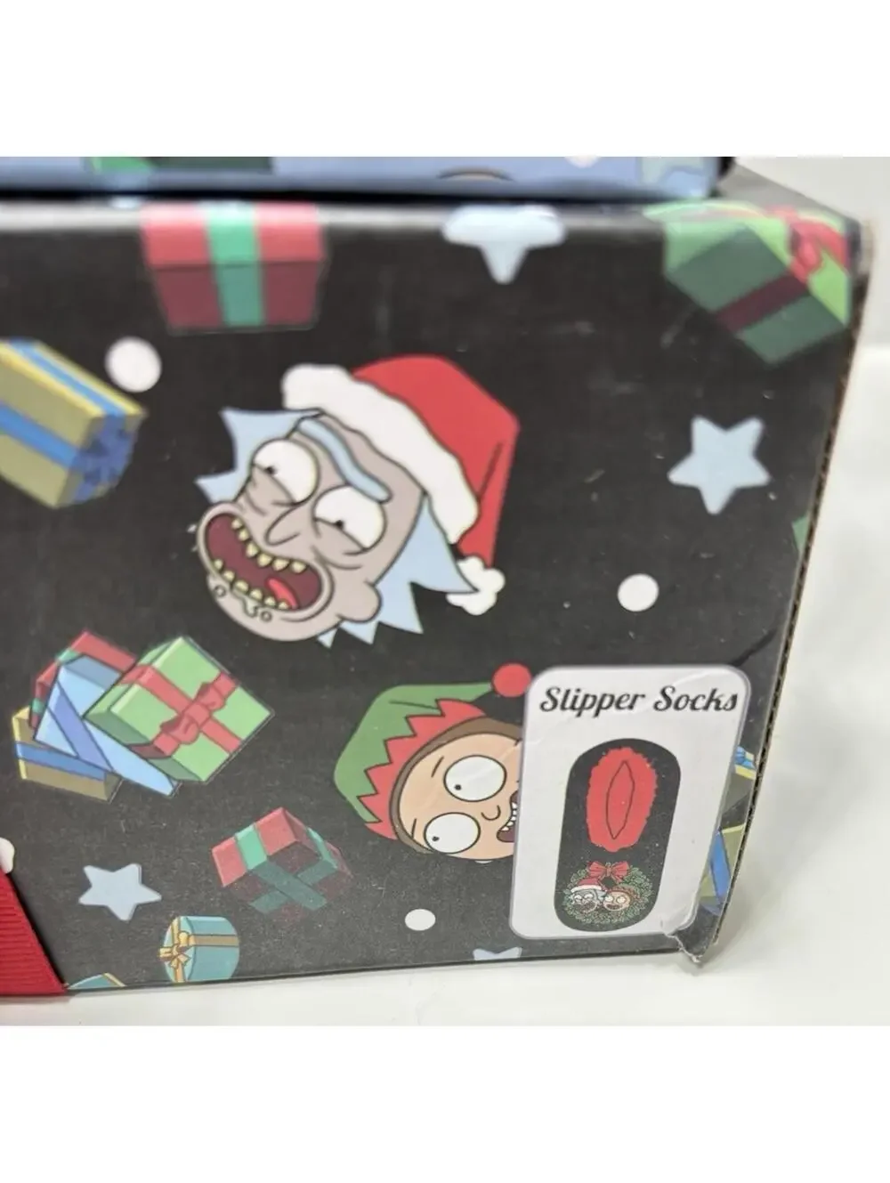 Rick and Morty Crew Socks Gift Set, 3-Tier Tower Box, Pre-Wrapped Christmas Box